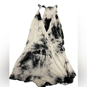 American eagle tie dye romper